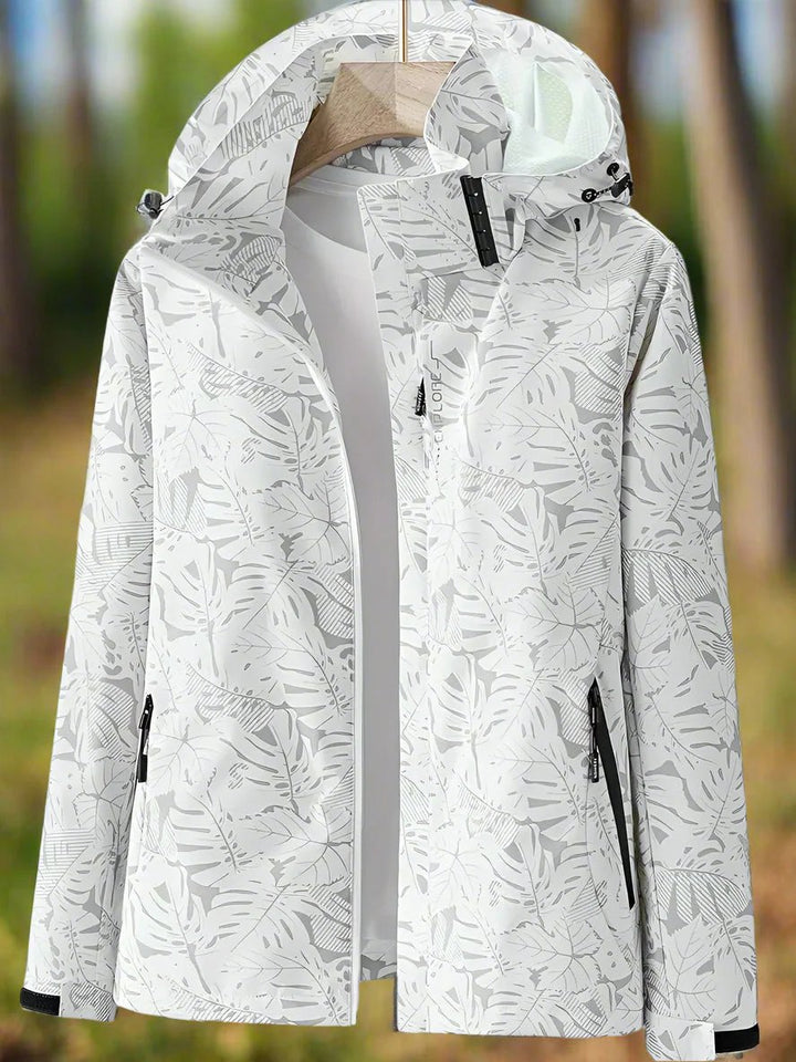 Joy™ | Botanical Print Lightweight Waterproof Jacket