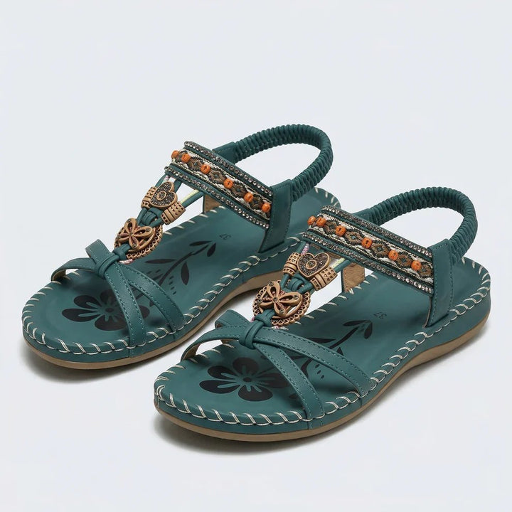 Emilia™ | Comfortable Sandals with Decorative Elements