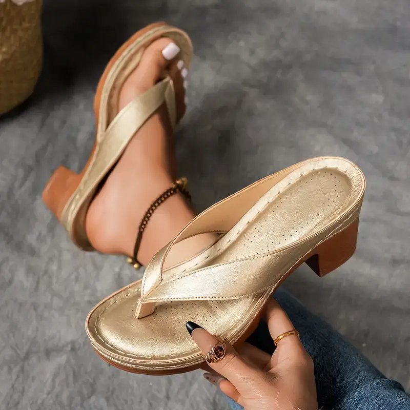 Ellie™ | Cushioned Supportive Platform Slippers