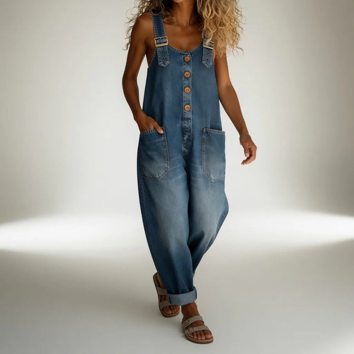 Caroline™ | Adjustable Strap Relaxed Fit Jumpsuit