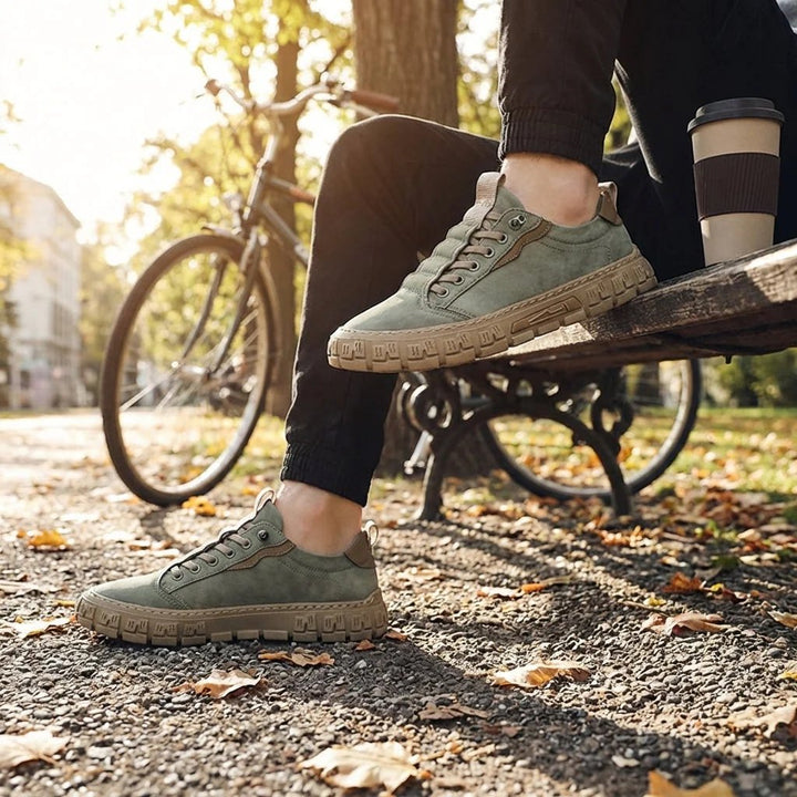 Alexander™ | Padded Canvas Rubber Sole Sneakers
