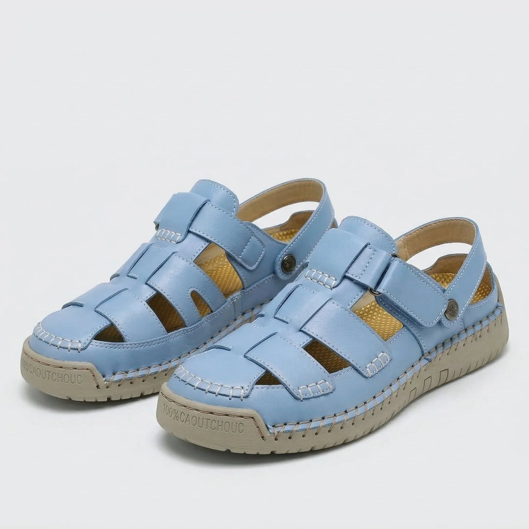Cadence™ | Adjustable Strap Leather Comfort Sandals