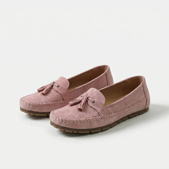 Sarah™ | ™ | Tassel Detail Suede Orthopedic Loafers