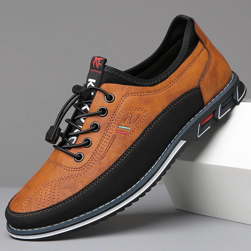Theodore™ | Lace-Up Oxford Leather Sneakers