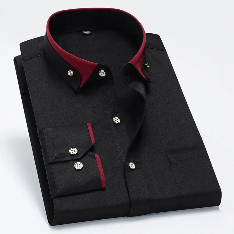 Maverick™ | Button-Front Long Sleeve Dress Shirt