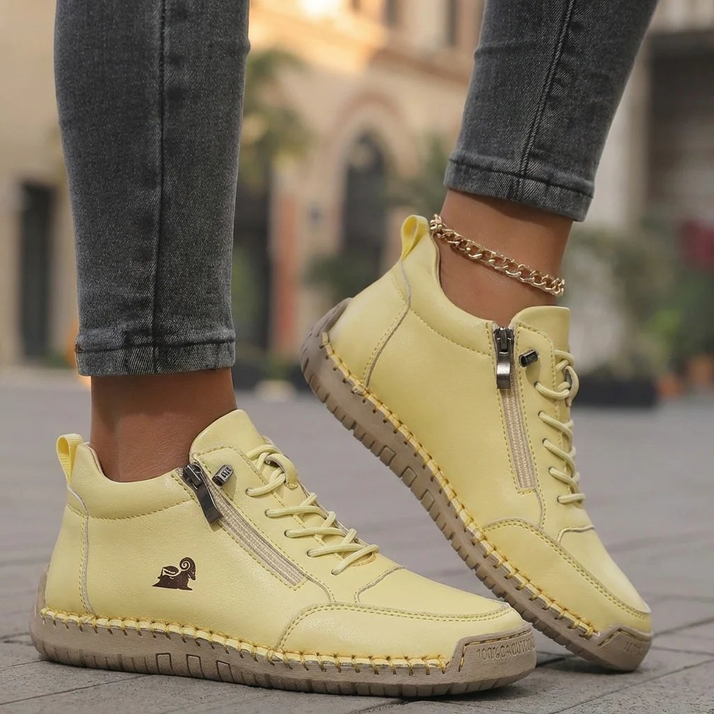 Isla™ | Orthopedic Zip-Up Support Sneakers