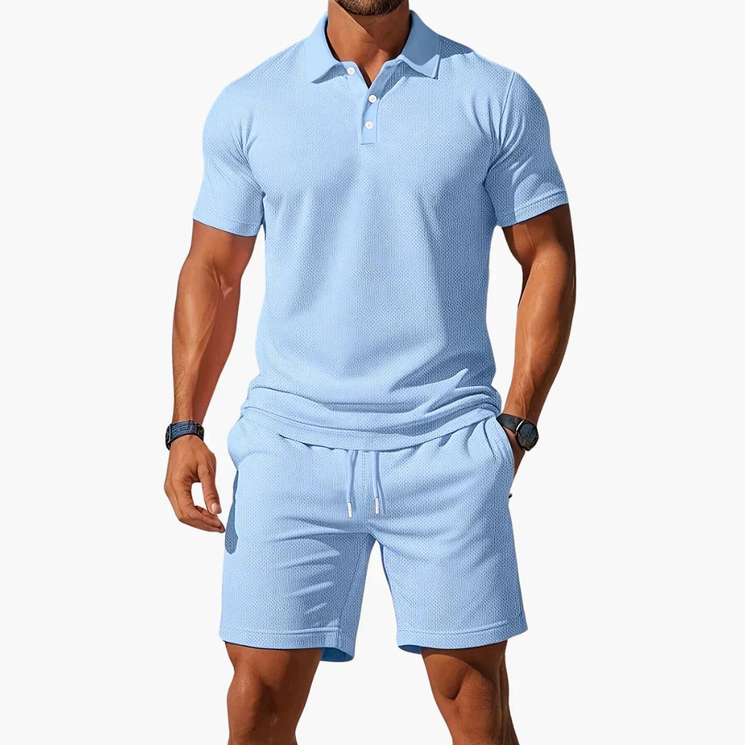 Nico™ | Breathable Polo Shirt and Shorts Set