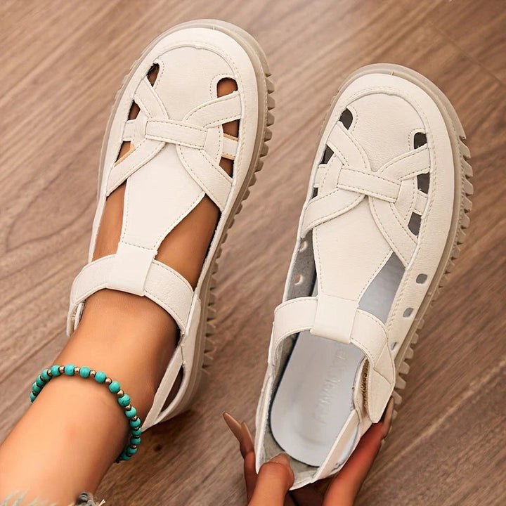 Catalina™ | Velcro Strap Cushioned Platform Sandals