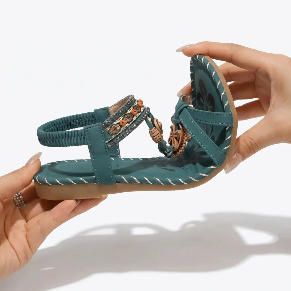 Emilia™ | Comfortable Sandals with Decorative Elements