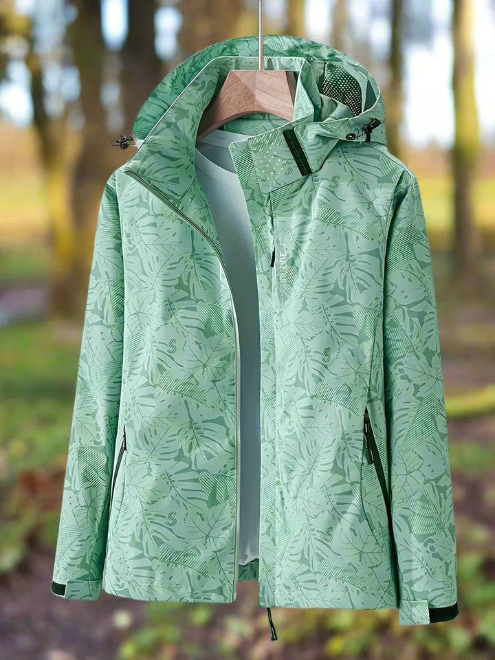Joy™ | Botanical Print Lightweight Waterproof Jacket