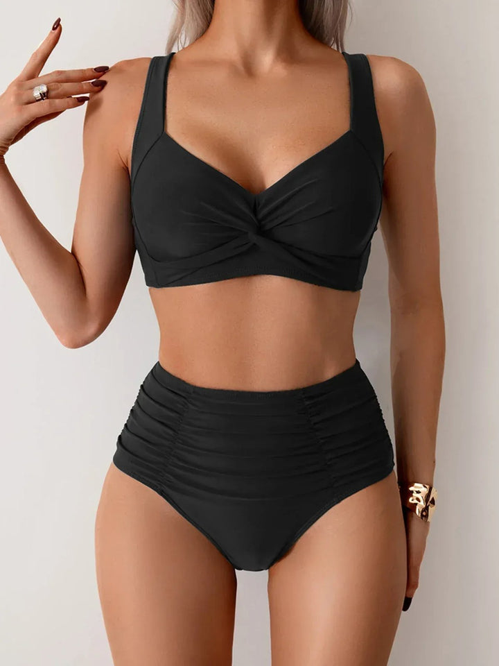 Harper™ | High-Waisted Adjustable Bikini Set