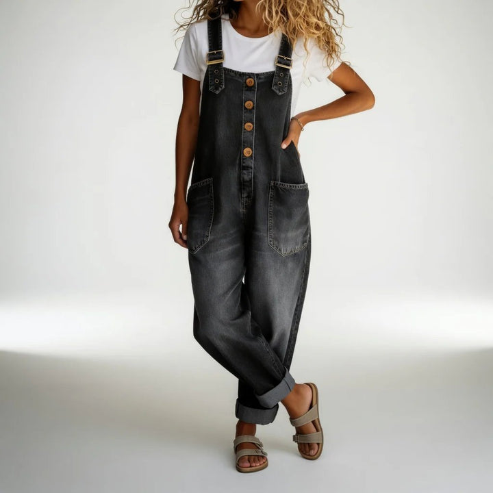 Caroline™ | Adjustable Strap Relaxed Fit Jumpsuit