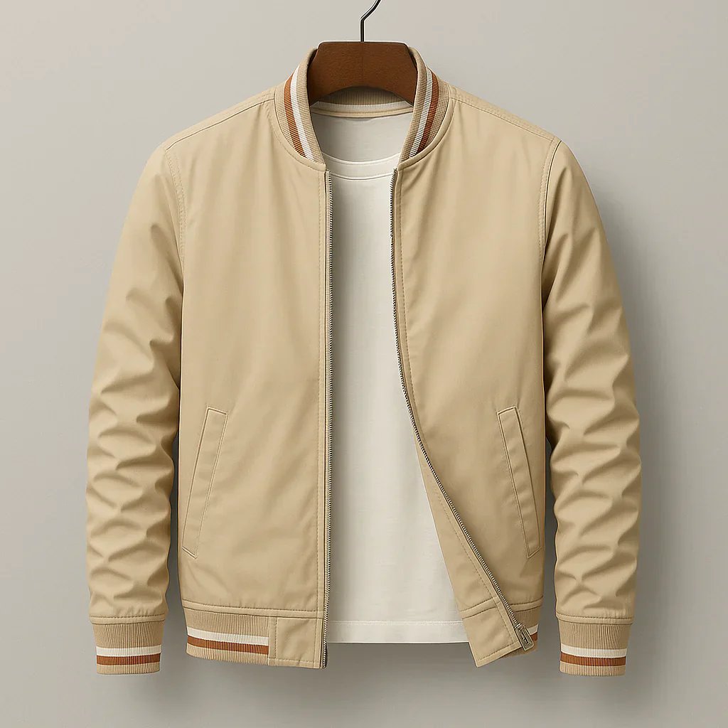 Leo™ |  Breathable Ribbed Varsity Jacket