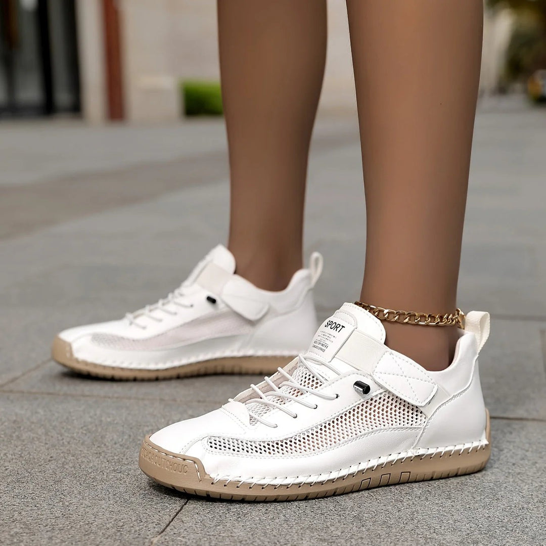 Aaliyah™ | Breathable Mesh Lace-Up Athletic Sneakers