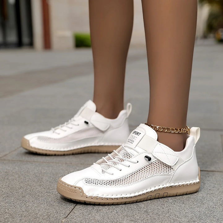 Aaliyah™ | Breathable Mesh Lace-Up Athletic Sneakers