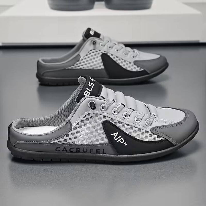 Preston™ | Breathable Mesh Lightweight Half Slippers