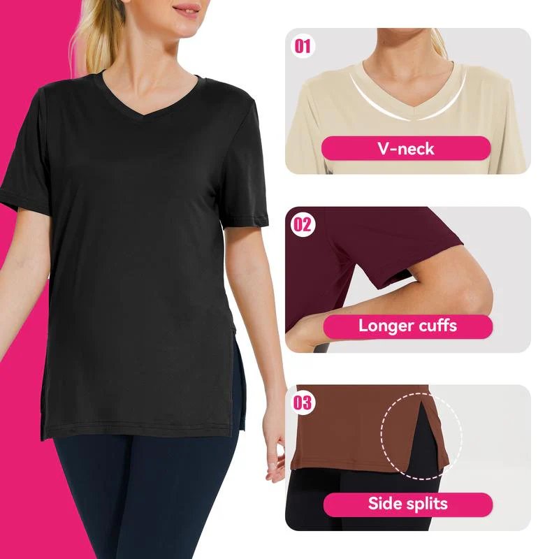 Autumn™ | Casual V-Neck Loose Fit T-Shirt Pack