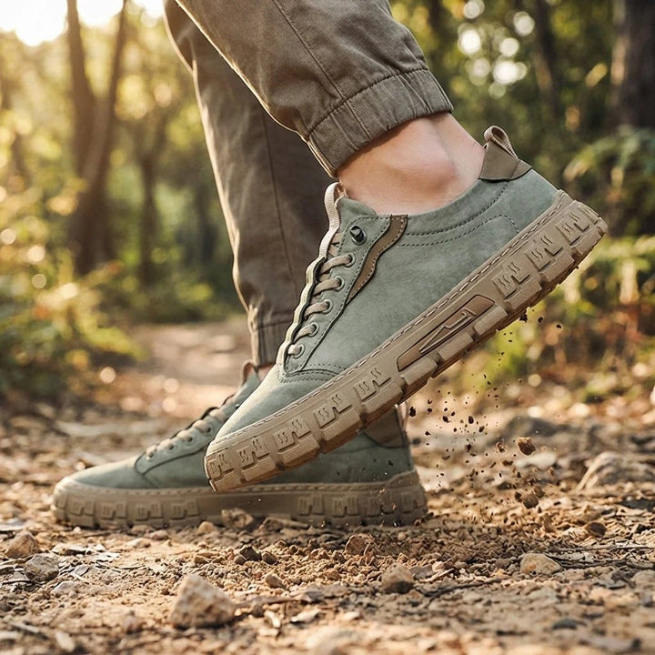 Alexander™ | Padded Canvas Rubber Sole Sneakers