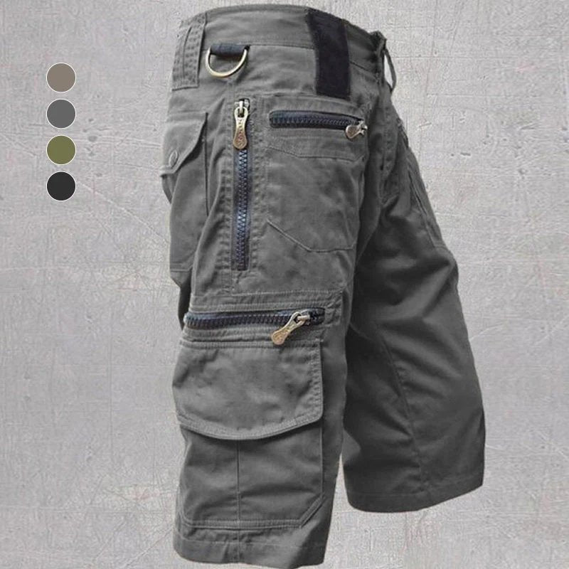 Oliver™ | Multi-Pocket Breathable Cargo Shorts