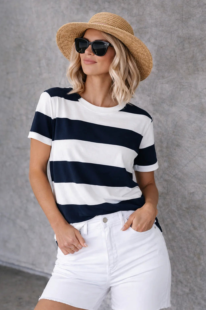 Arianna™ | Striped Casual T-Shirt