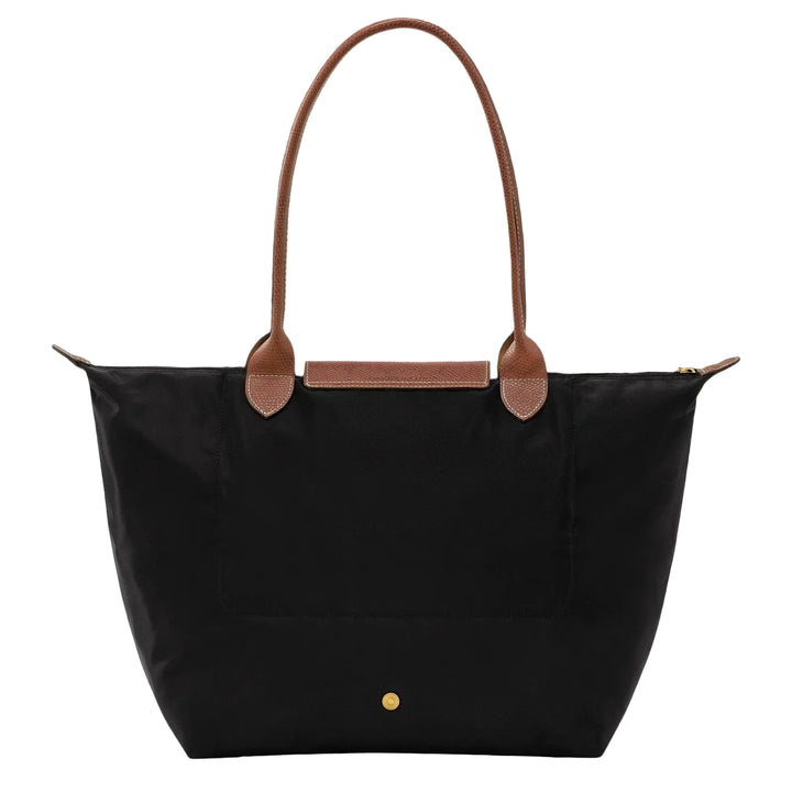 Gabriela™ | Lightweight Foldable Tote Bag with Leather Trim