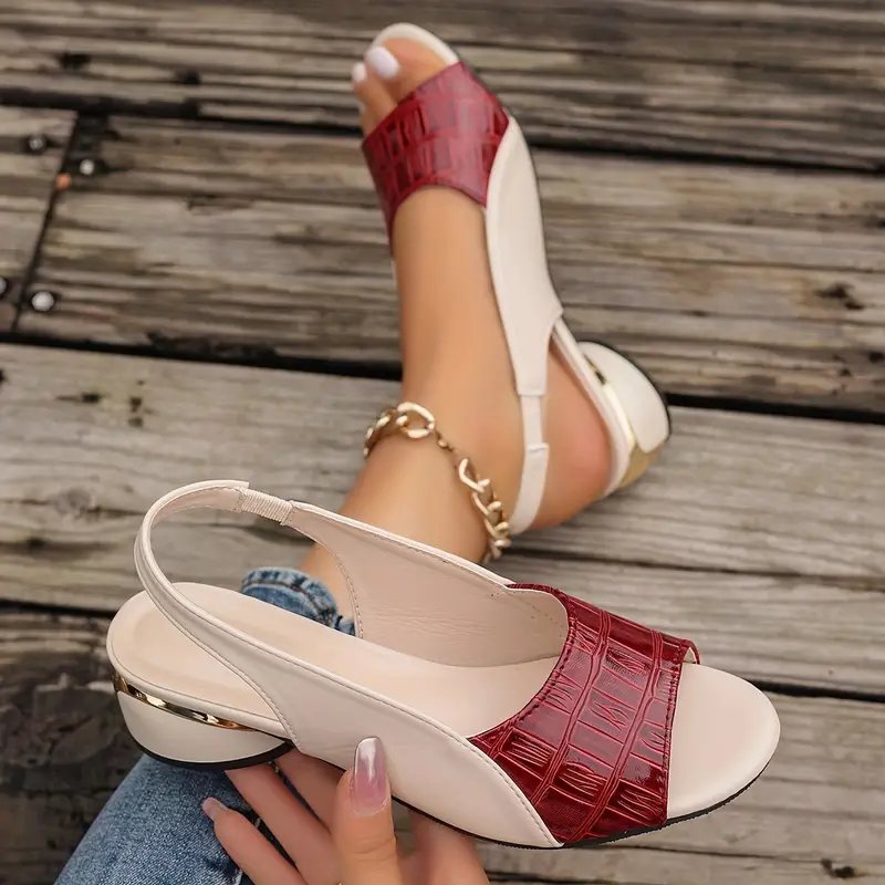 Eliana™ | Sleek Open-Toe Slingback Sandals