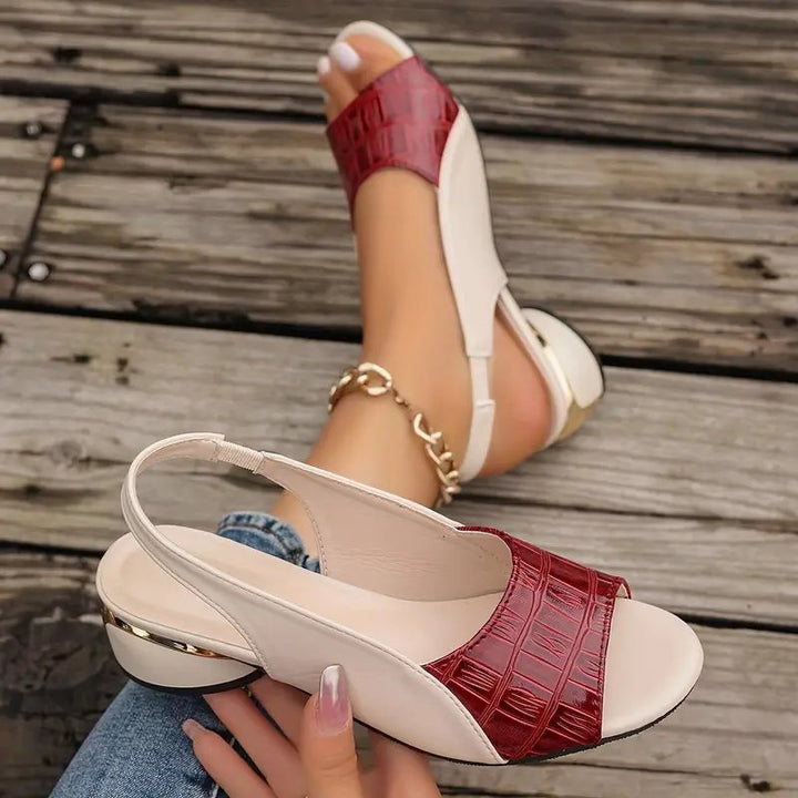 Eliana™ | Sleek Open-Toe Slingback Sandals