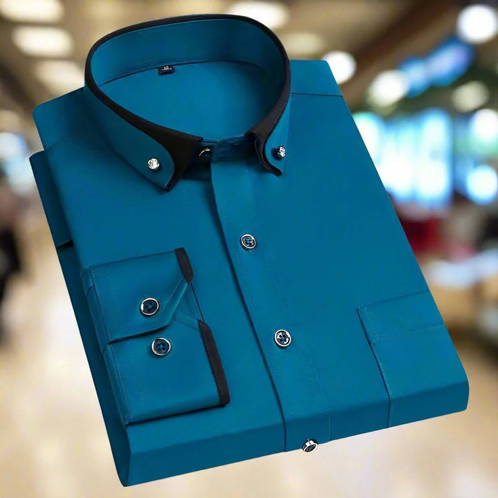 Noah™ | Button-Front Long Sleeve Dress Shirt
