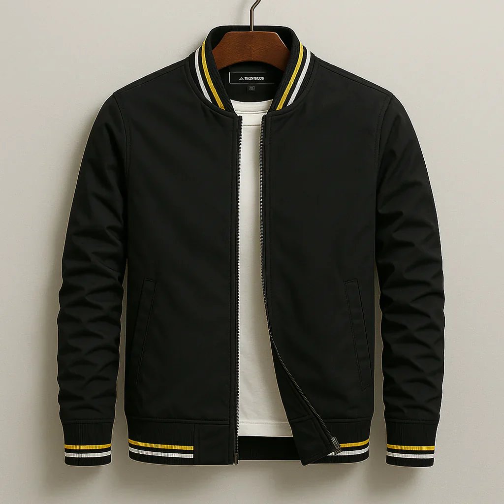 Leo™ |  Breathable Ribbed Varsity Jacket