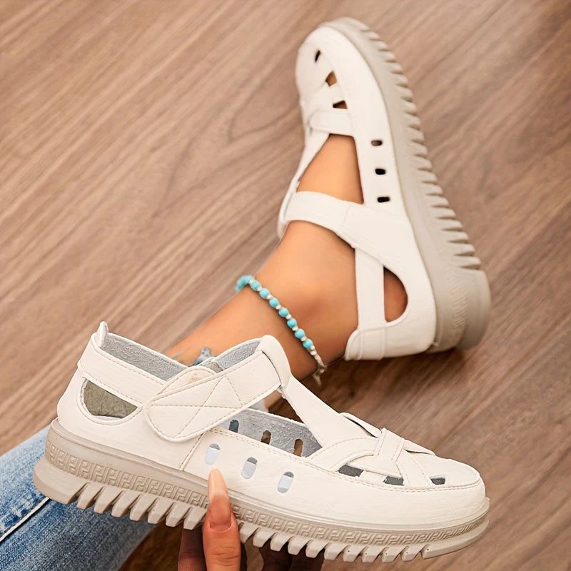 Catalina™ | Velcro Strap Cushioned Platform Sandals