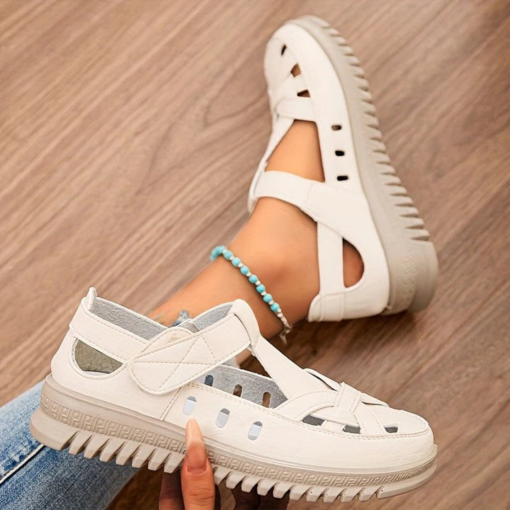 Catalina™ | Velcro Strap Cushioned Platform Sandals