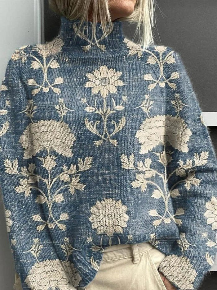 Cecilia™ | Ribbed Turtleneck Knit Sweater