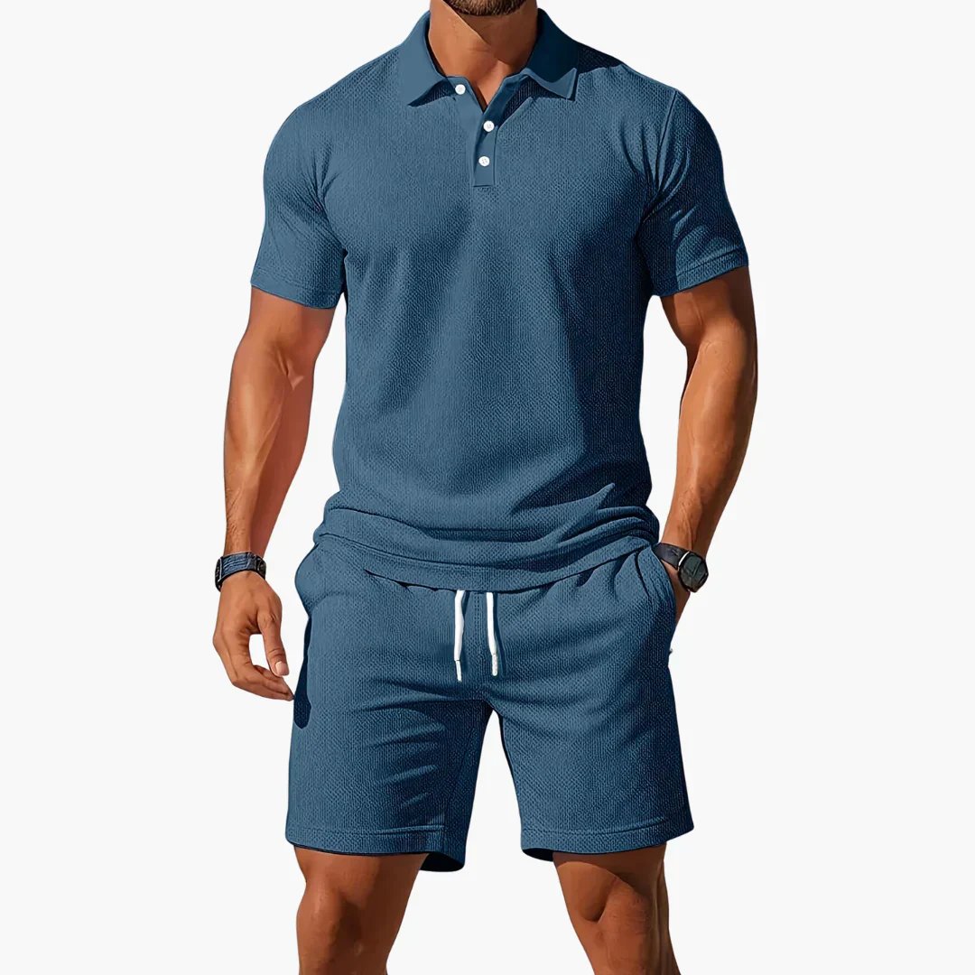 Nico™ | Breathable Polo Shirt and Shorts Set