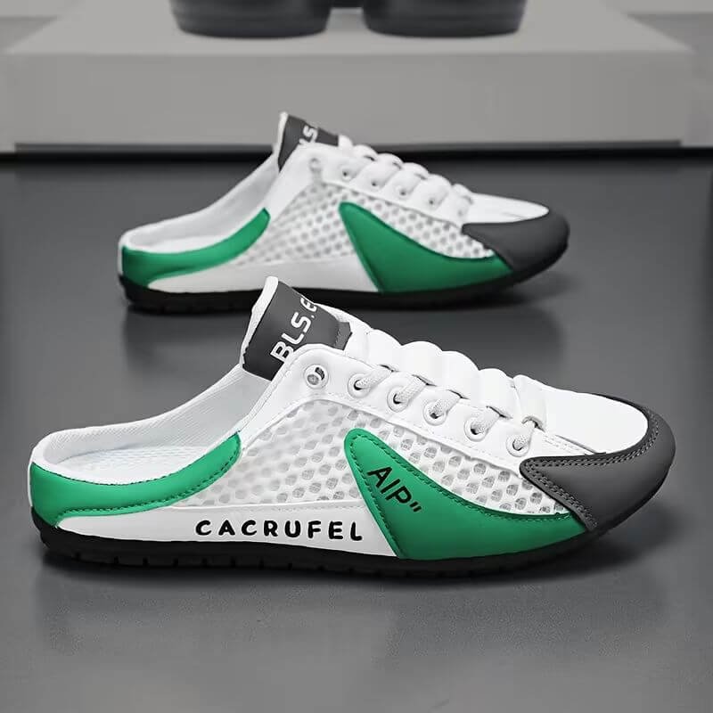 Preston™ | Breathable Mesh Lightweight Half Slippers