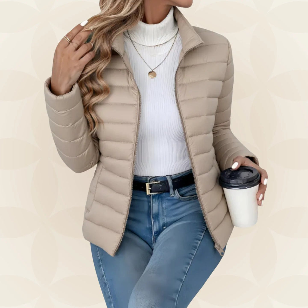 Adriana™ | Quilted Zip-Up Puffer Jacket