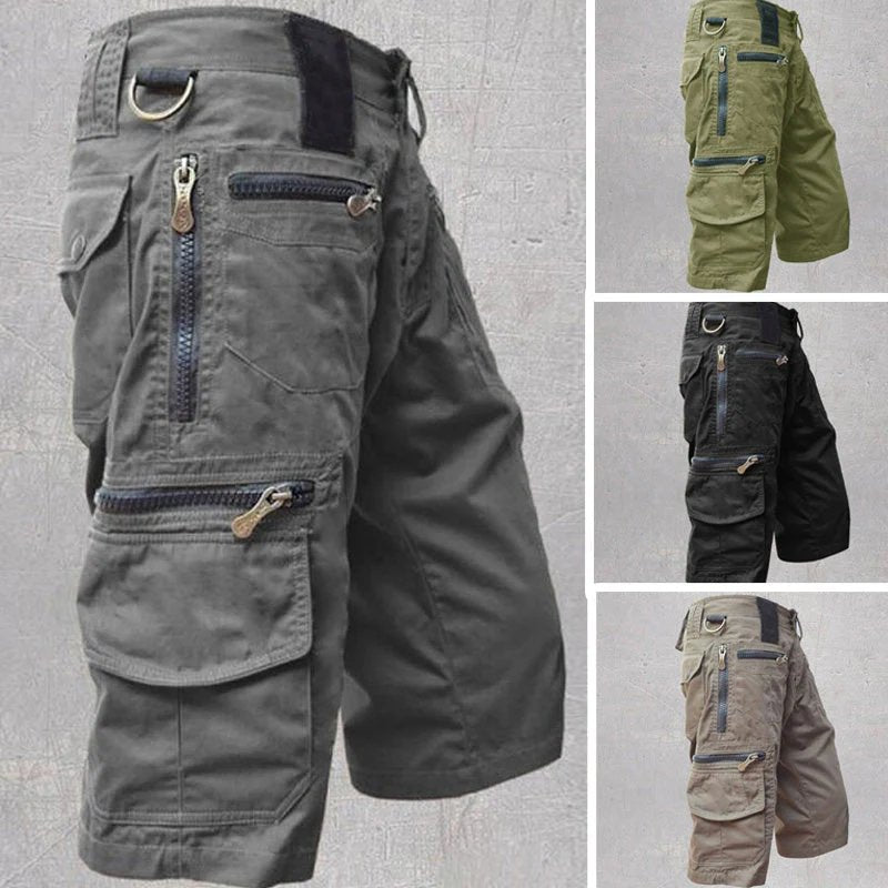 Oliver™ | Multi-Pocket Breathable Cargo Shorts