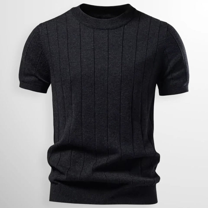 Mason™ | Ribbed Crewneck Short-Sleeve Sweater Tee