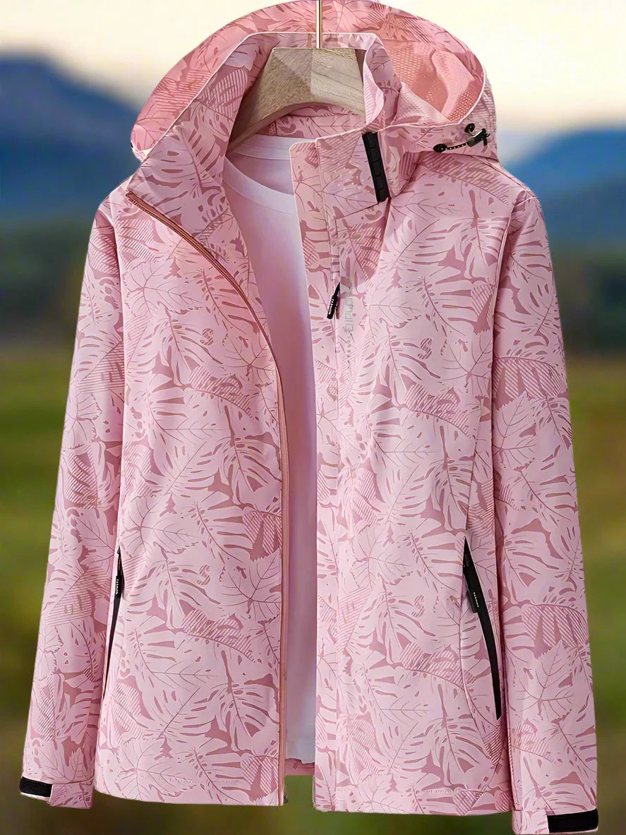 Joy™ | Botanical Print Lightweight Waterproof Jacket