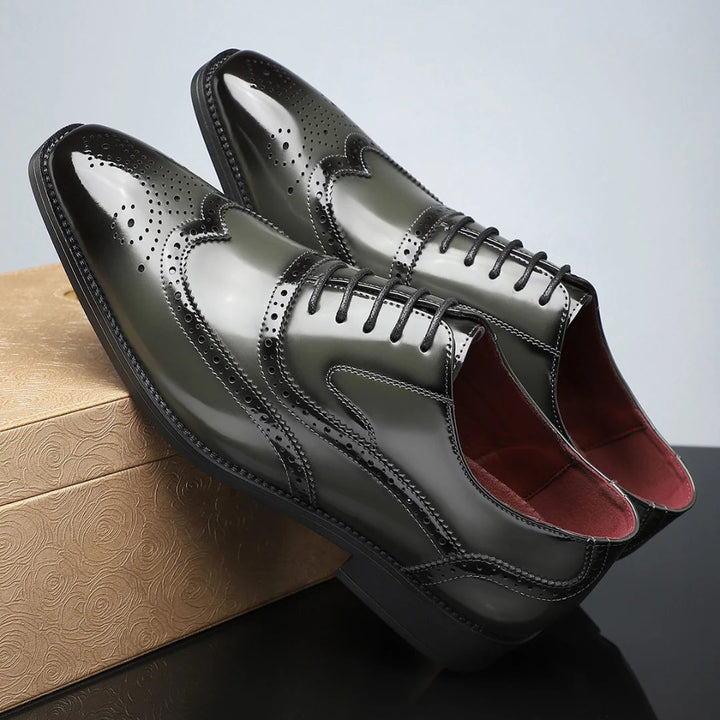 Chloe™ | Leather Brogue Oxford Dress Shoes