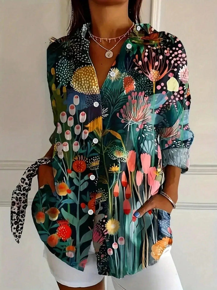 Alice™ | Button-Front Lightweight Blouse