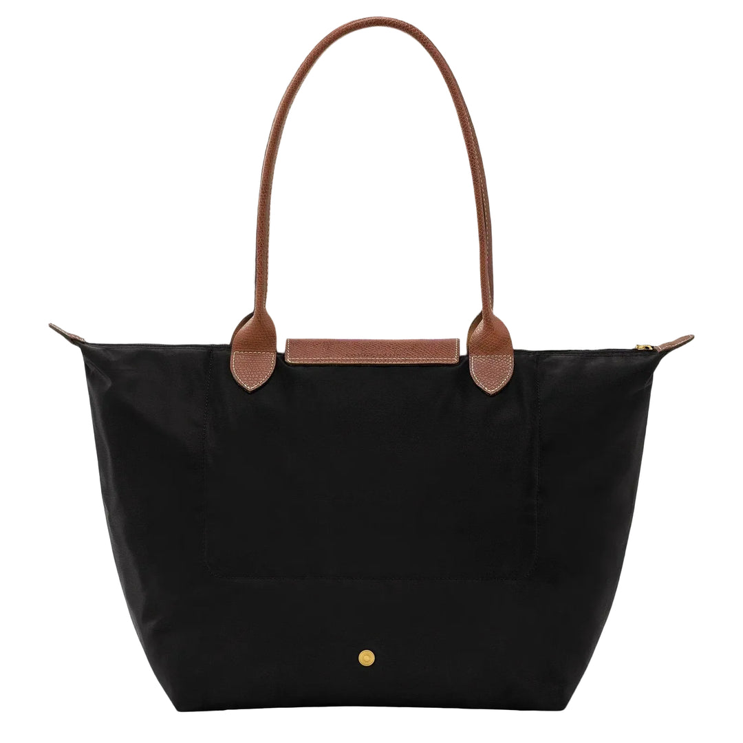 Gabriela™ | Lightweight Foldable Tote Bag with Leather Trim