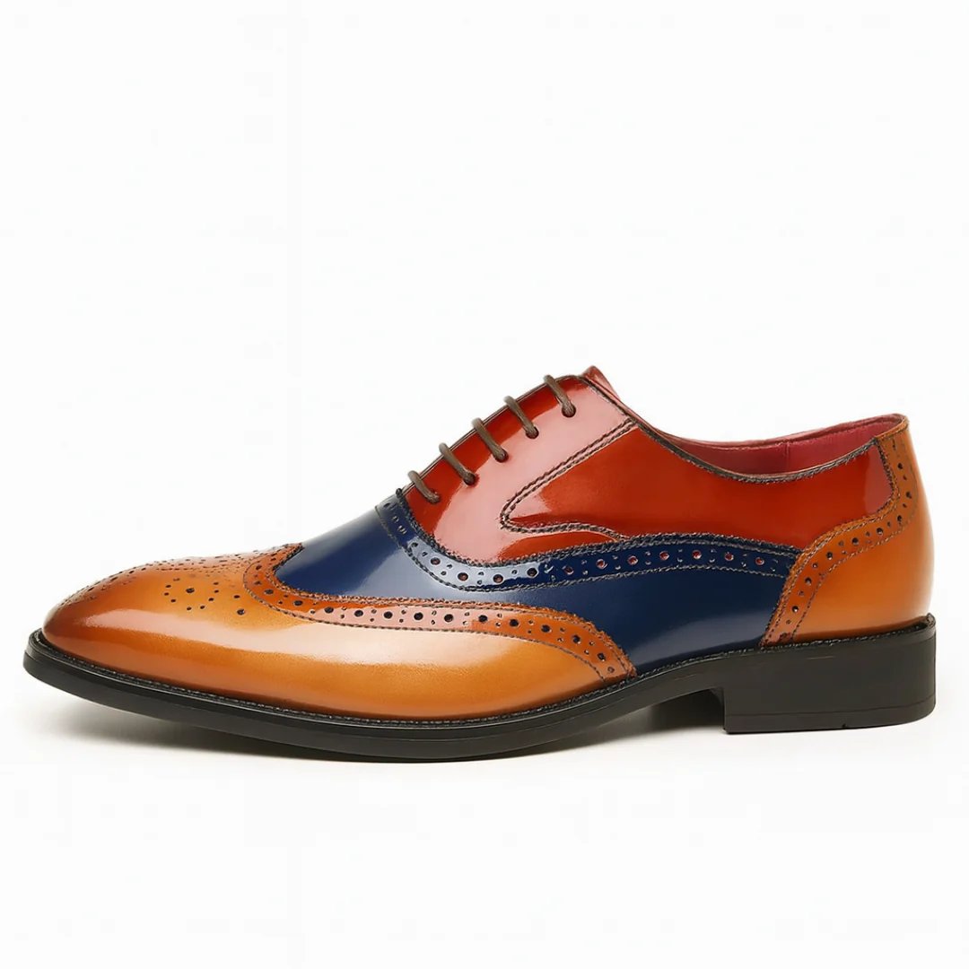 Chloe™ | Leather Brogue Oxford Dress Shoes