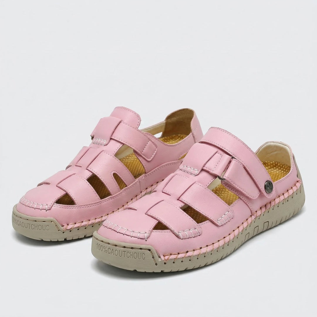 Cadence™ | Adjustable Strap Leather Comfort Sandals