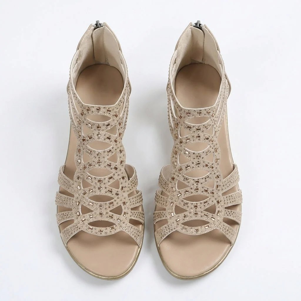 Adeline™ | Ornate Open-Toe Orthopedic Sandals