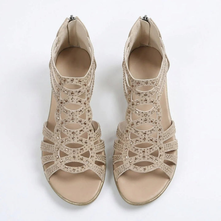 Adeline™ | Ornate Open-Toe Orthopedic Sandals