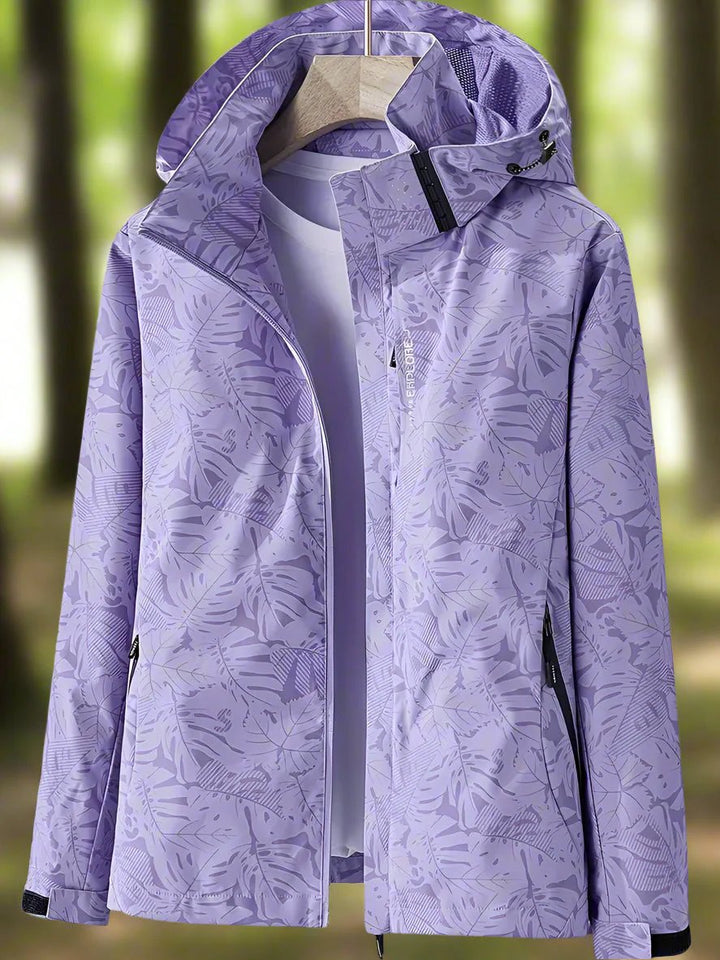 Joy™ | Botanical Print Lightweight Waterproof Jacket