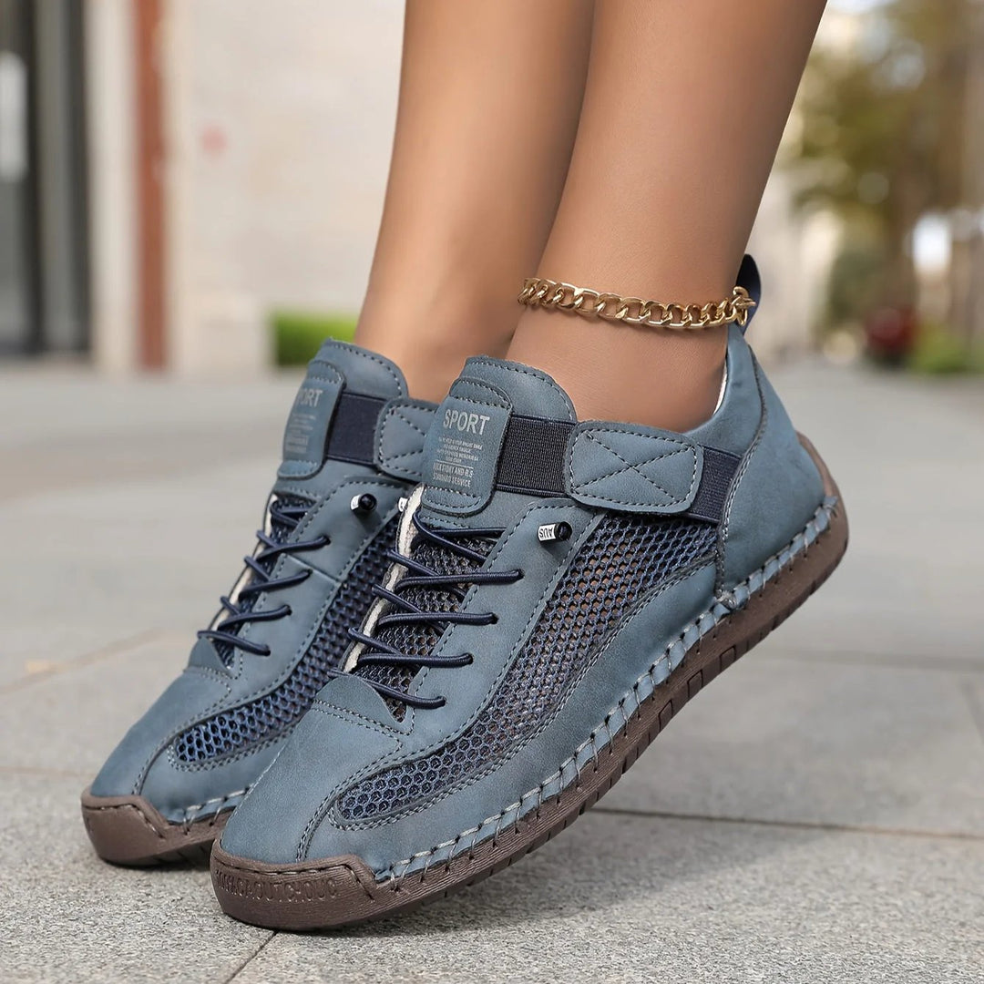 Aaliyah™ | Breathable Mesh Lace-Up Athletic Sneakers