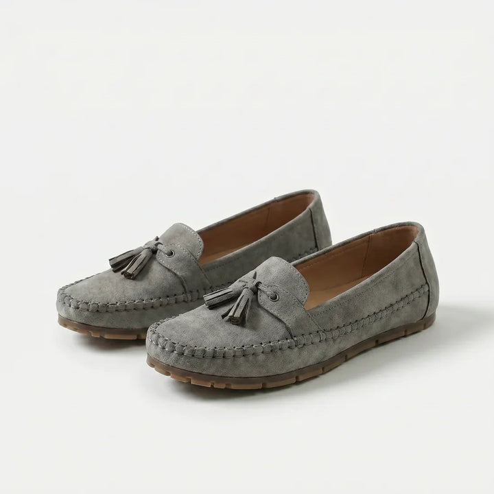 Sarah™ | ™ | Tassel Detail Suede Orthopedic Loafers