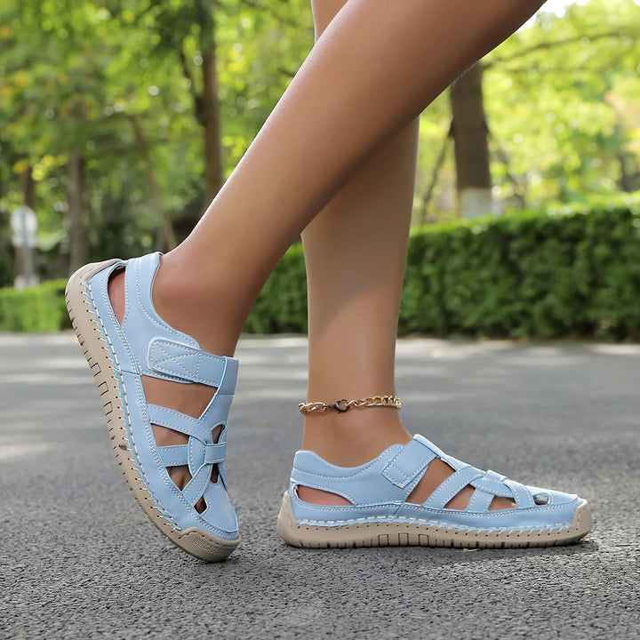 Keira™ | Lightweight Open Design Sandals with Velcro Closure