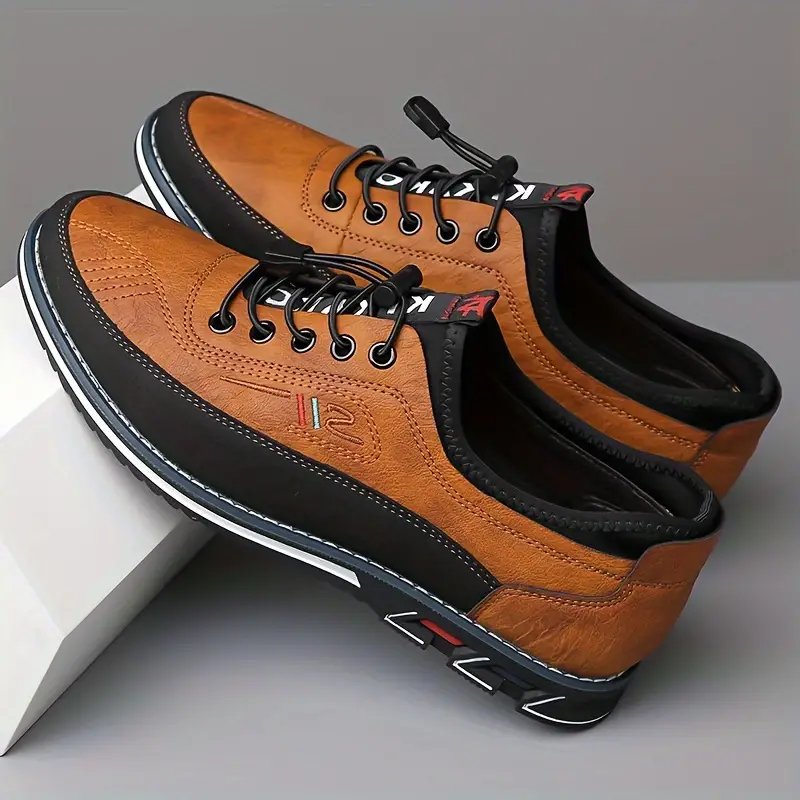 Theodore™ | Lace-Up Oxford Leather Sneakers